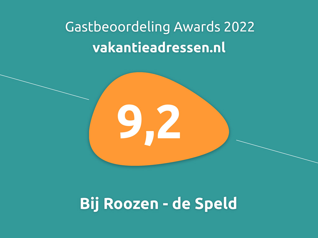 Gastbeoordeling Award 2022 Bij Roozen - de Speld