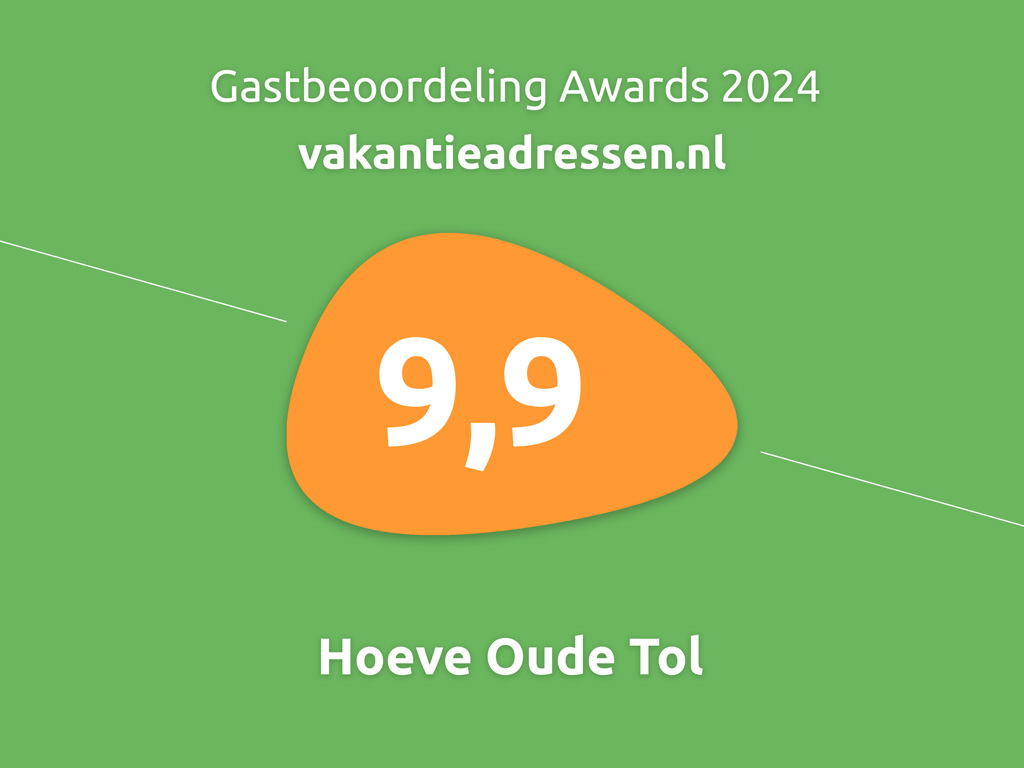 Gastbeoordeling awards Vakantieadressen.nl