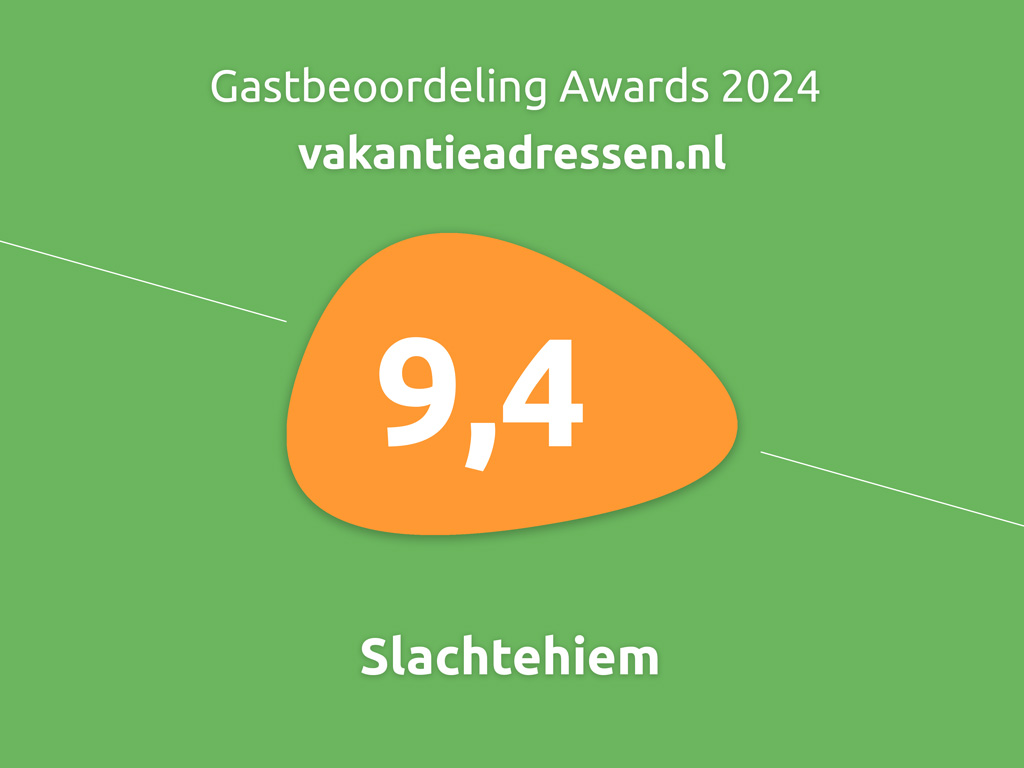 Gastbeoordeling awards Vakantieadressen.nl Gastbeoordeling awards Vakantieadressen.nl