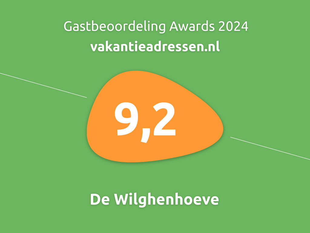 Gastbeoordeling awards Vakantieadressen.nl