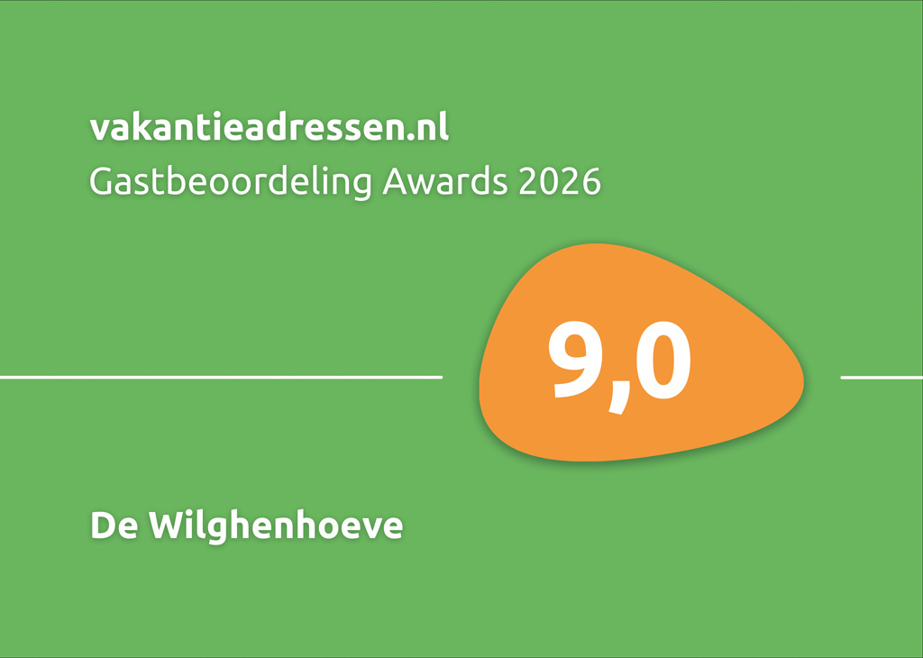 Gastbeoordeling awards Vakantieadressen.nl