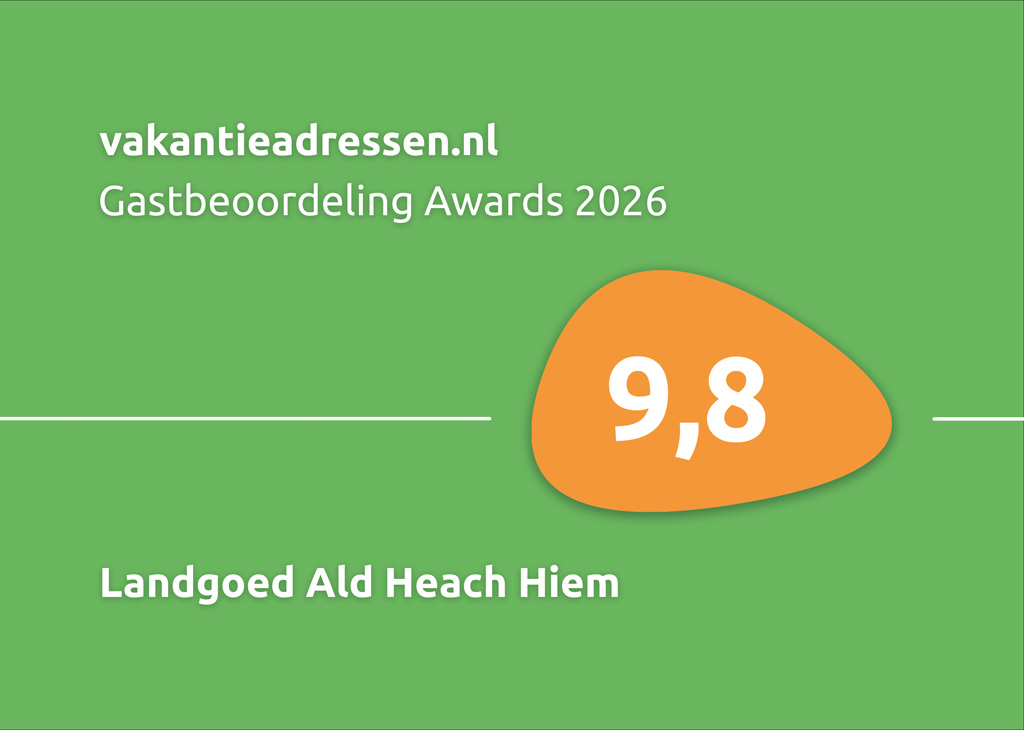 Gastbeoordeling awards Vakantieadressen.nl