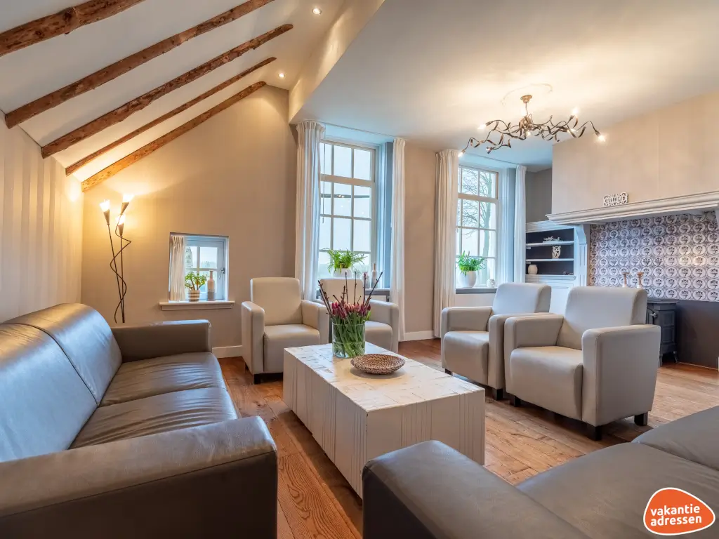 Vakantiehuis in Winterswijk (Gelderland) voor 11 personen met 5 slaapkamers.