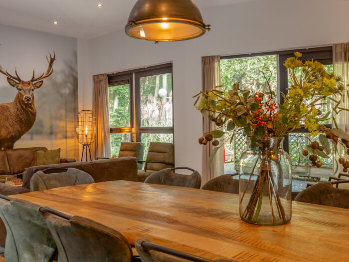 Vakantiehuis in Vierhouten (Gelderland) voor 10 personen met 5 slaapkamers.