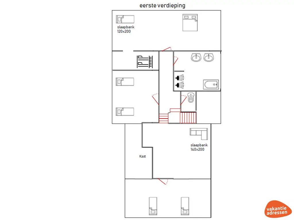 Vakantiehuis in Reutum (Overijssel) voor 10 personen met 4 slaapkamers.