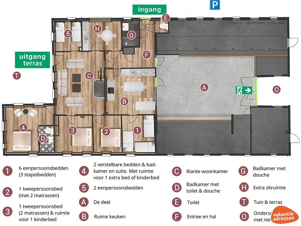 Vakantieadressen accommodatie afbeelding