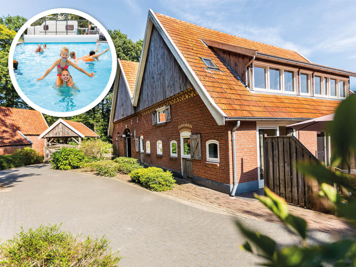 Vakantiehuis in Ootmarsum (Overijssel) voor 20 personen met 6 slaapkamers.