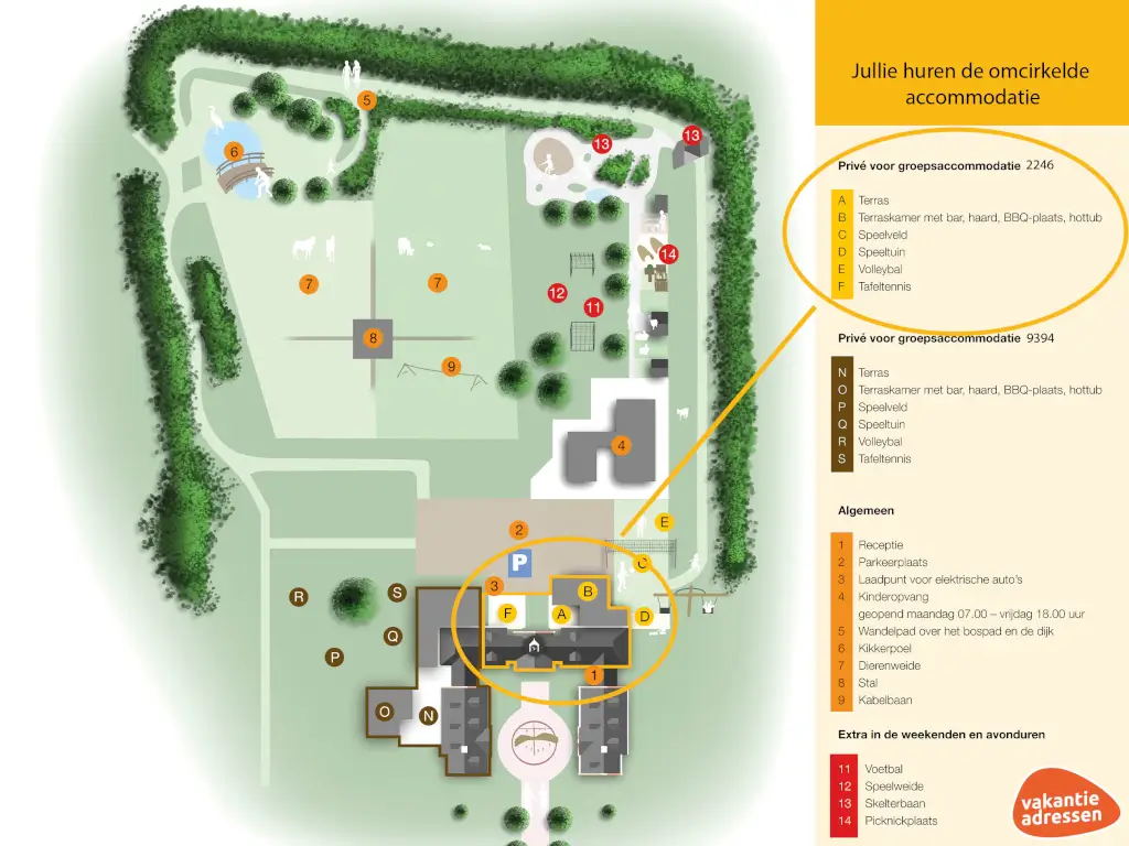Vakantieadressen accommodatie afbeelding