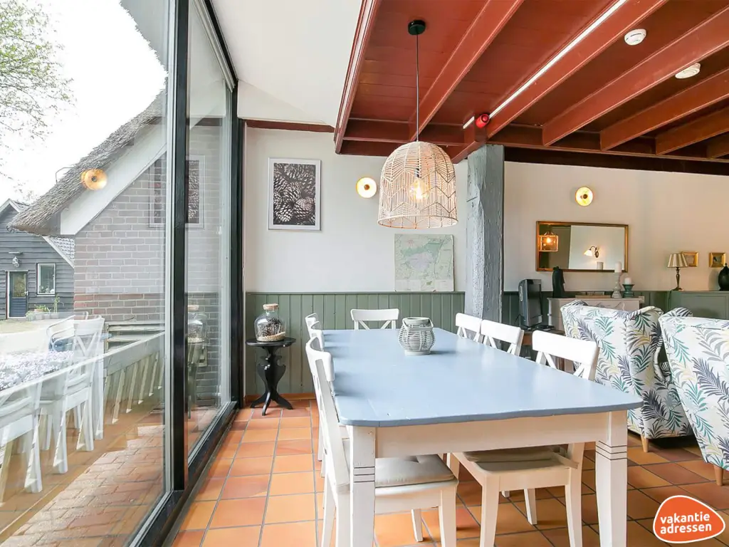 Vakantiehuis in Dwingeloo (Drenthe) voor 8 personen met 3 slaapkamers.
