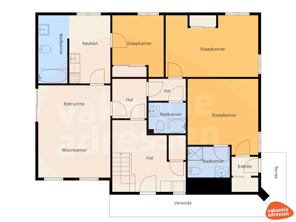 Vakantieadressen accommodatie afbeelding