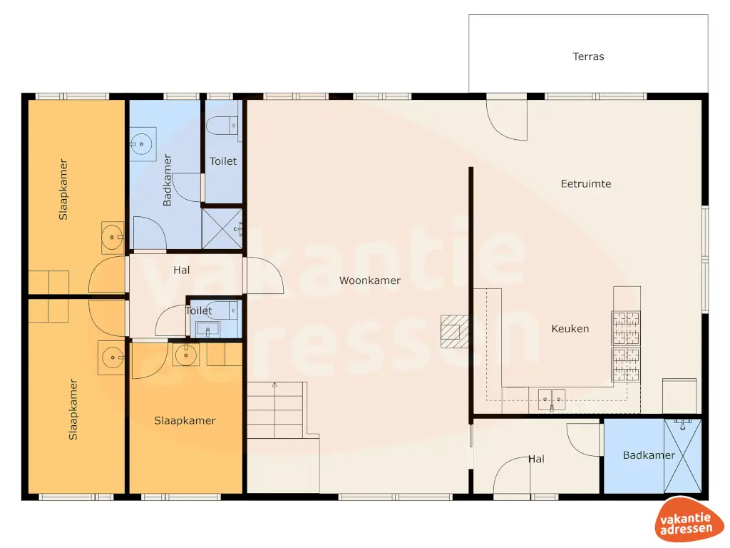 Vakantieadressen accommodatie afbeelding