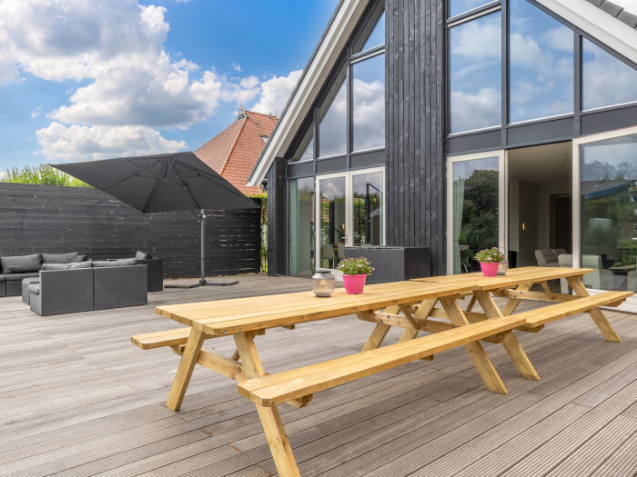 Vakantiehuis in Goingarijp (Friesland) voor 16 personen met 8 slaapkamers.