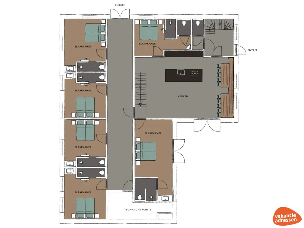 Vakantieadressen accommodatie afbeelding