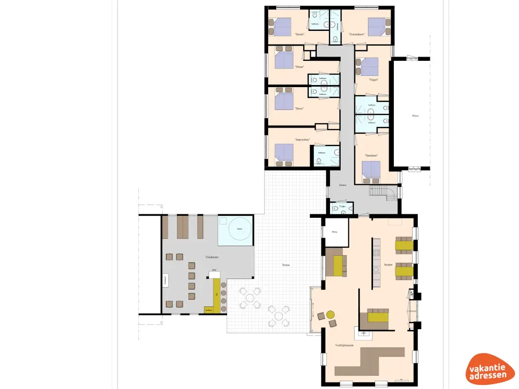 Vakantieadressen accommodatie afbeelding