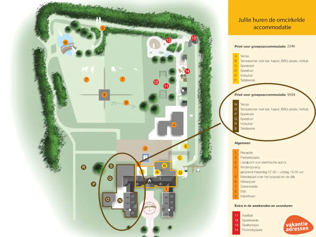 Vakantieadressen accommodatie afbeelding