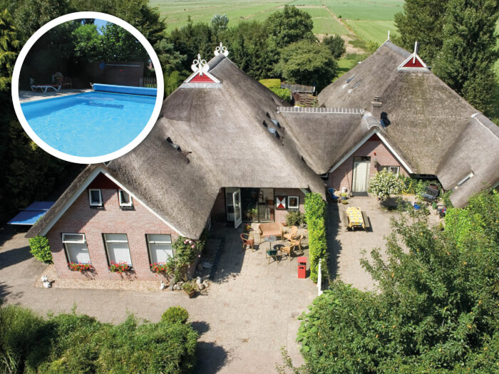 Vakantiehuis in Blesdijke (Overijssel) voor 30 personen met 13 slaapkamers.