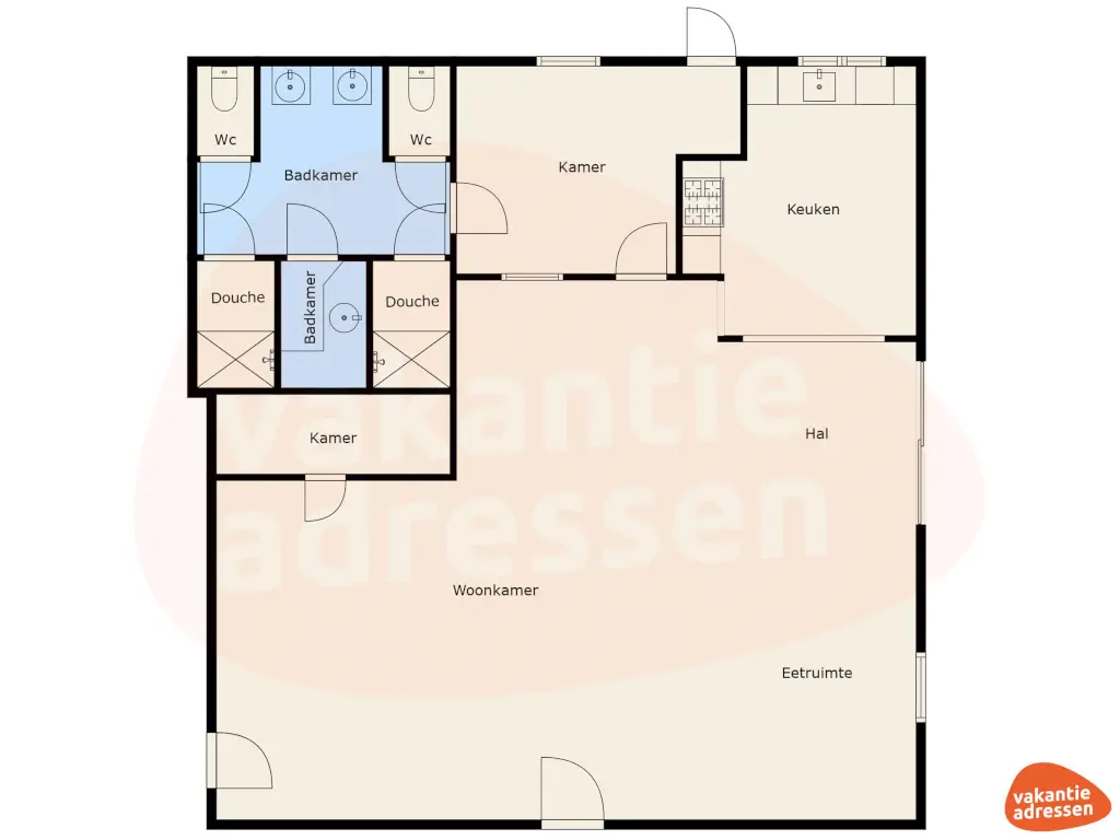 Vakantieadressen accommodatie afbeelding